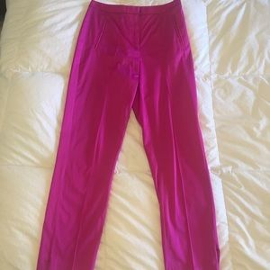 H&M Fuchsia High-waisted Polyester Pants 6